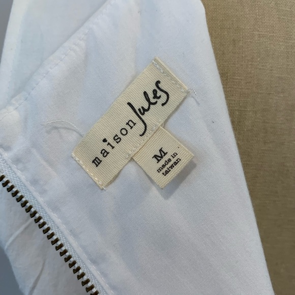 WHITE LACE EMBROIDERED DRESS. - Picture 7 of 8